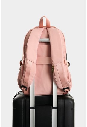 Morral Tamar En Lona Para Mujer Multifuncional Morral Tamar En Lona Para Mujer Multifuncional Rosado VÉLEZ