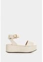 Sandalia Plataforma De Cuero Para Mujer Soren Sandalia Plataforma De Cuero Para Mujer Soren Beige 34 VÉLEZ de Vélez