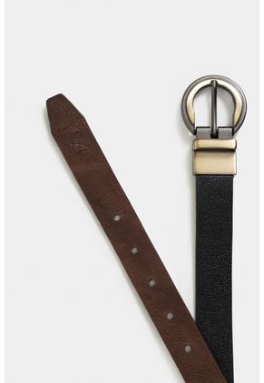 Cinturón Doble Faz London 2.0 De Cuero Para Mujer Acabado Abatanado Cinturón Doble Faz London 2.0 De Cuero Para Mujer Acabado Abatanado Combinado S VÉLEZ