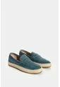 Mocasines De Cuero Gamuzado Para Hombre Ocean Mocasines De Cuero Gamuzado Para Hombre Ocean Azul Claro 41 VÉLEZ de Vélez