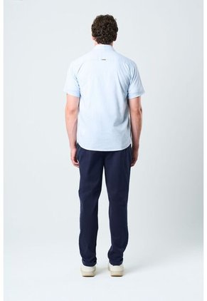 Camisa Manga Corta Enif Para Hombre Silueta Clásica Camisa Manga Corta Enif Para Hombre Silueta Clásica Azul Claro L VÉLEZ