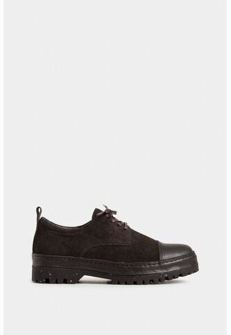 Zapatos Cordón Sunset De Cuero Para Hombre Mezcla De Texturas Zapatos Cordón Sunset De Cuero Para Hombre Mezcla De Texturas Cafe 45 VÉLEZ Vélez