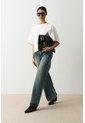 Camiseta Soren Para Mujer Tejida Camiseta Soren Para Mujer Tejida Crema XL VÉLEZ de Vélez