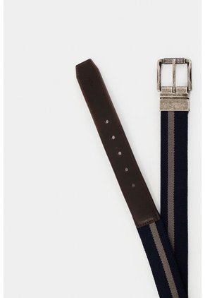 Cinturón Doble Faz Elástico Para Hombre Diver Cinturón Doble Faz Elástico Para Hombre Diver Azul Oscuro 40 VÉLEZ