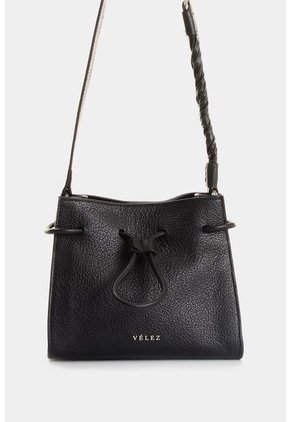 Bandolera En Cuero Para Mujer Aromia Bandolera En Cuero Para Mujer Aromia Negro VÉLEZ