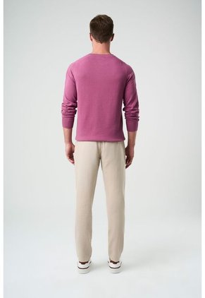 Sweater Tejido En Algodón Para Hombre Manga Ranglan Sweater Tejido En Algodón Para Hombre Manga Ranglan Mora M VÉLEZ