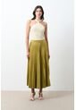 Falda Plisada Alma Para Mujer Tejido De Punto Falda Plisada Alma Para Mujer Tejido De Punto Verde Oliva 12 VÉLEZ de Vélez