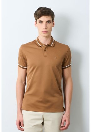 Polo Manga Corta Para Hombre Luzia Polo Manga Corta Para Hombre Luzia Cafe M VÉLEZ