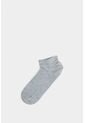 Calcetines Tobilleros Lines 3 De Algodón Para Hombre Detalle Acanalado Calcetines Tobilleros Lines 3 De Algodón Para Hombre Detalle Acanalado Gris XS VÉLEZ de Vélez