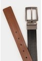 Cinturón Doble Faz Kafka De Cuero Para Hombre Hebilla Reversible Cinturón Doble Faz Kafka De Cuero Para Hombre Hebilla Reversible Negro 40 VÉLEZ de Vélez