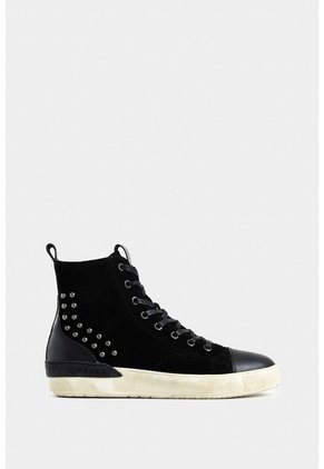 Tenis Bota En Cuero Gamuza Para Mujer Paraíso Tenis Bota En Cuero Gamuza Para Mujer Paraíso Negro 39 VÉLEZ