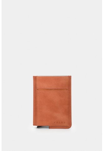 Porta Documentos De Cuero Miniwallet Porta Documentos De Cuero Miniwallet Naranja VÉLEZ Vélez