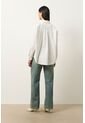 Camisa Manga Larga Oversized Para Mujer Claire Camisa Manga Larga Oversized Para Mujer Claire Blanco XL VÉLEZ de Vélez
