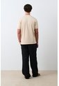 Camiseta Micropima Arizona Para Hombre Semi Ajustada Camiseta Micropima Arizona Para Hombre Semi Ajustada Beige M VÉLEZ de Vélez