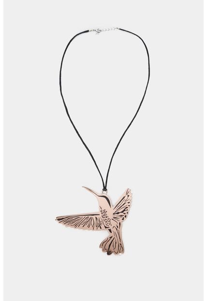 Collar Colibrí Para Mujer Grabado Con Resina Collar Colibrí Para Mujer Grabado Con Resina Rosado Vélez