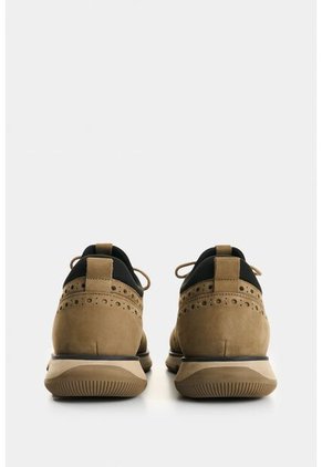 Zapatos Cordón Apolo De Cuero Para Hombre Detalles Deportivos Zapatos Cordón Apolo De Cuero Para Hombre Detalles Deportivos Kaky 41 VÉLEZ