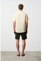 Camisa En Lino Manga Corta Siena Para Hombre Camisa En Lino Manga Corta Siena Para Hombre Amarillo M VÉLEZ de Vélez