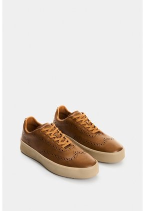 Zapatos De Cordón De Cuero Para Hombre Ocean Zapatos De Cordón De Cuero Para Hombre Ocean Miel 45 VÉLEZ