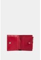 Billetera Golden De Cuero Para Mujer Grabado Billetera Golden De Cuero Para Mujer Grabado Rojo VÉLEZ de Vélez