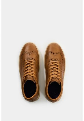 Zapatos De Cordón De Cuero Para Hombre Ocean Zapatos De Cordón De Cuero Para Hombre Ocean Miel 45 VÉLEZ