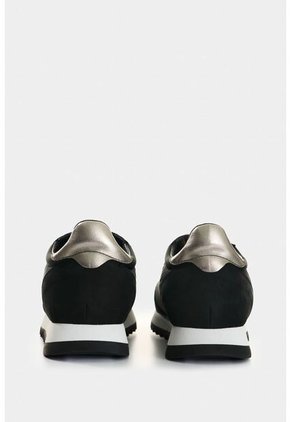 Tenis De Cuero Y Textil Para Mujer Flora Tenis De Cuero Y Textil Para Mujer Flora Negro 34 VÉLEZ