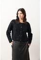 Cardigan Tejido Para Mujer Aurelia Cardigan Tejido Para Mujer Aurelia Negro M VÉLEZ de Vélez