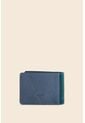 Billetera Lunar De Cuero Para Hombre Contraste De Color Billetera Lunar De Cuero Para Hombre Contraste De Color Azul Claro Vélez de Vélez