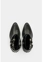 Botines De Cuero Craquelado Para Mujer Marine Botines De Cuero Craquelado Para Mujer Marine Negro 38 VÉLEZ de Vélez