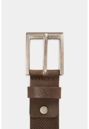 Cinturón Unifaz Kiat De Cuero Para Hombre Grabado Placa Cruces Cinturón Unifaz Kiat De Cuero Para Hombre Grabado Placa Cruces Cafe 42 VÉLEZ