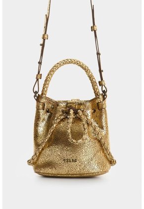 Bandolera De Cuero Folia Para Mujer Bruma Bandolera De Cuero Folia Para Mujer Bruma Dorado VÉLEZ