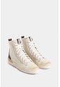 Tenis Bota De Cuero Para Mujer Detalle Folia Tenis Bota De Cuero Para Mujer Detalle Folia Blanco 34 VÉLEZ de Vélez