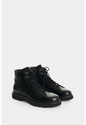 Botas En Cuero Para Hombre Ayme Botas En Cuero Para Hombre Ayme Negro 44 VÉLEZ