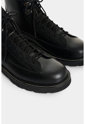 Botas En Cuero Para Hombre Ayme Botas En Cuero Para Hombre Ayme Negro 44 VÉLEZ
