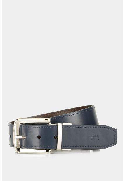 Cinturón Doble Faz Austen De Cuero Para Hombre Costuras Decorativas Bordes Cinturón Doble Faz Austen De Cuero Para Hombre Costuras Decorativas Bordes Azul Oscuro 40 Vélez