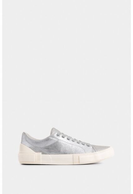 Tenis Torino 2.0 De Cuero Para Hombre Detalle Laminado Tenis Torino 2.0 De Cuero Para Hombre Detalle Laminado Plata 45 VÉLEZ