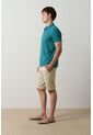 Polo Manga Corta Essential Para Hombre Textura Polo Manga Corta Essential Para Hombre Textura Azul Aguamarina XXL VÉLEZ de Vélez