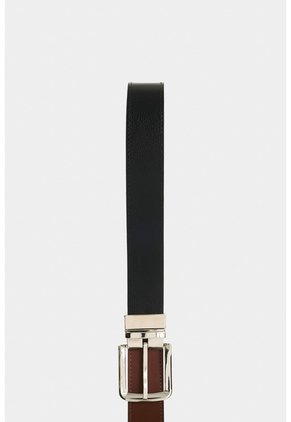 Cinturón Doble Faz Austen De Cuero Para Hombre Costuras Decorativas Bordes Cinturón Doble Faz Austen De Cuero Para Hombre Costuras Decorativas Bordes Negro 44 VÉLEZ