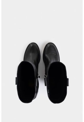 Botas Zolan De Cuero Para Mujer Caña Alta Botas Zolan De Cuero Para Mujer Caña Alta Negro 37 VÉLEZ