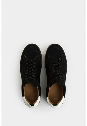 Tenis Flame De Cuero Gamuzado Para Hombre Casual Tenis Flame De Cuero Gamuzado Para Hombre Casual Negro 38 VÉLEZ