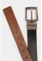 Cinturón Doble Faz Kafka De Cuero Para Hombre Hebilla Reversible Cinturón Doble Faz Kafka De Cuero Para Hombre Hebilla Reversible Negro 38 VÉLEZ de Vélez