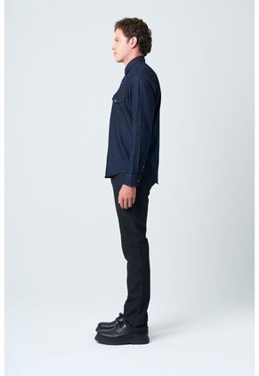 Camisa Manga Larga Brescia Para Hombre Semi Fitted Camisa Manga Larga Brescia Para Hombre Semi Fitted Azul Oscuro L VÉLEZ