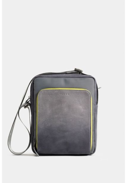 Manos Libres Erial De Cuero Y Lona Para Hombre Bolsillo Frontal Manos Libres Erial De Cuero Y Lona Para Hombre Bolsillo Frontal Gris Vélez