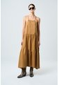 Vestido Galera Para Mujer Cuello Halter Vestido Galera Para Mujer Cuello Halter Cafe Claro 12 VÉLEZ de Vélez