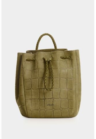 Morral En Gamuza Para Mujer Bruma Morral En Gamuza Para Mujer Bruma Verde Oliva VÉLEZ Vélez