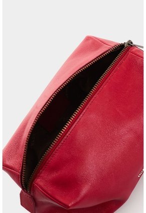 Cosmetiquera Mini De Cuero Para Mujer Moon Cosmetiquera Mini De Cuero Para Mujer Moon Rojo VÉLEZ