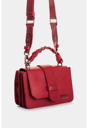 Manos Libres Garniel De Cuero Para Mujer Manija Tejida Manos Libres Garniel De Cuero Para Mujer Manija Tejida Rojo VÉLEZ