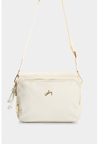 Manos Libres En Lona Y Cuero Para Mujer Square Manos Libres En Lona Y Cuero Para Mujer Square Blanco VÉLEZ Vélez