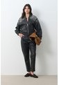 Chaqueta Bomber De Cuero Para Mujer Luzia Chaqueta Bomber De Cuero Para Mujer Luzia Negro M VÉLEZ de Vélez