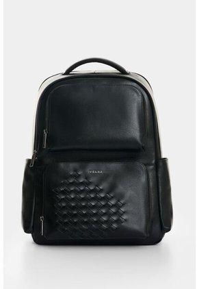 Morral Monet 3.0 En Cuero Con Tejido Para Hombre Morral Monet 3.0 En Cuero Con Tejido Para Hombre Negro VÉLEZ