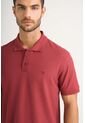 Polo Para Hombre Semi Fit Detalle Jacquard Polo Para Hombre Semi Fit Detalle Jacquard Vinotinto XL VÉLEZ de Vélez